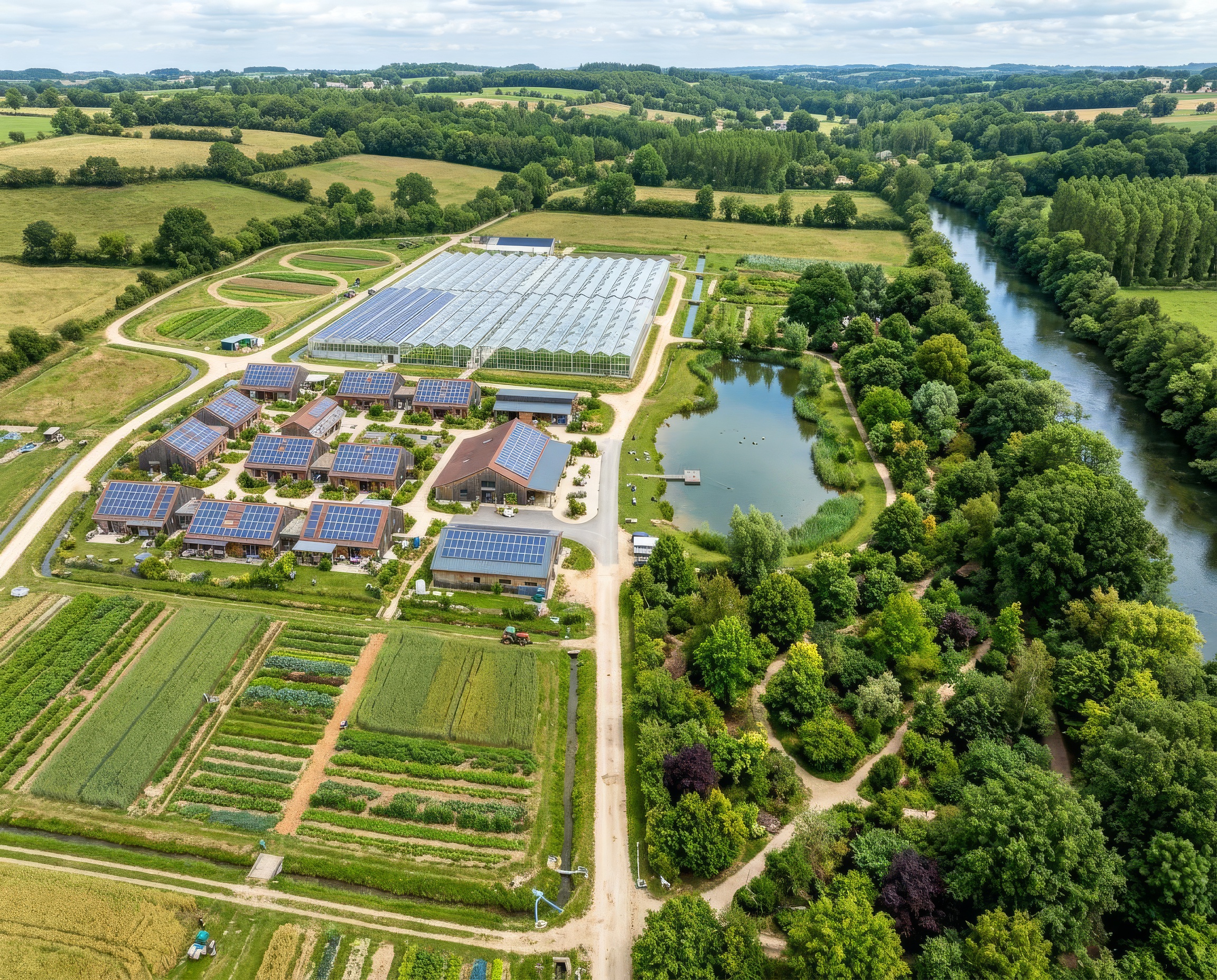 Domaine agroécologique autonome conçu par Optimiz'Agro